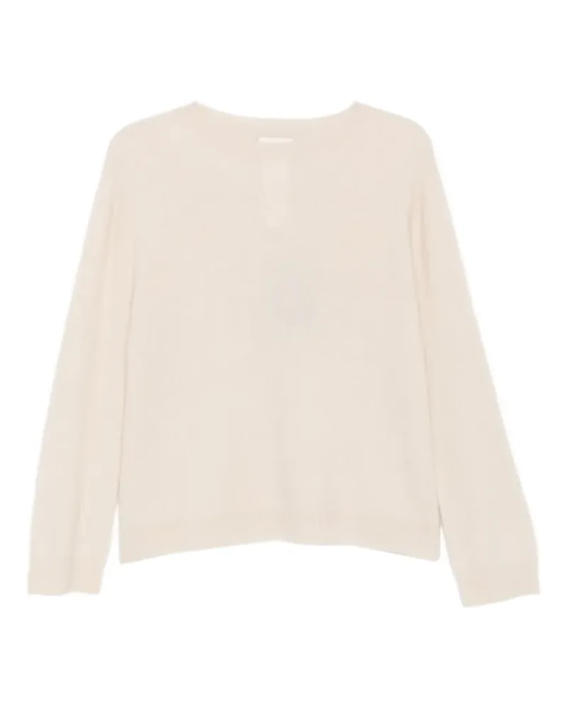 Max Mara crew-neck wool sweater - Nude Nude