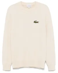 Lacoste Pullover mit Kroko-Patch Nude