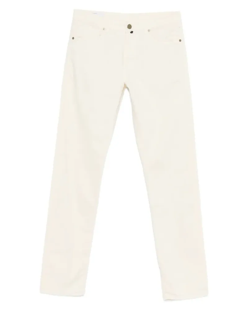 Incotex Five-Pocket-Hose - Weiß Weiß