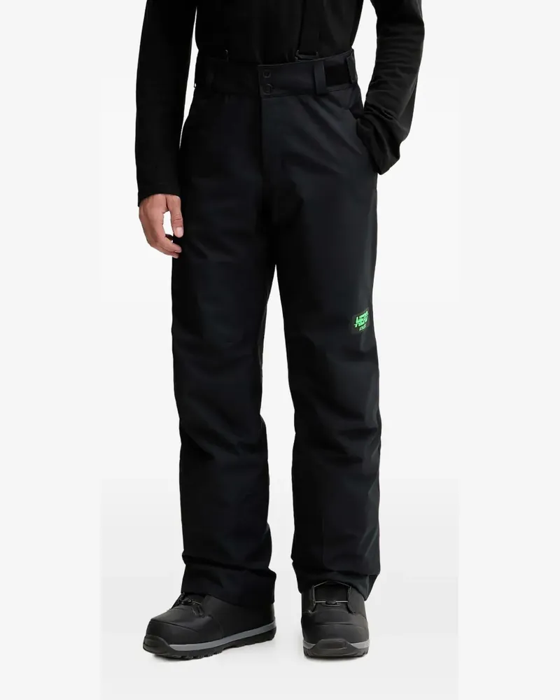 Rossignol Hero suspenders logo-print ski trousers - Schwarz Schwarz