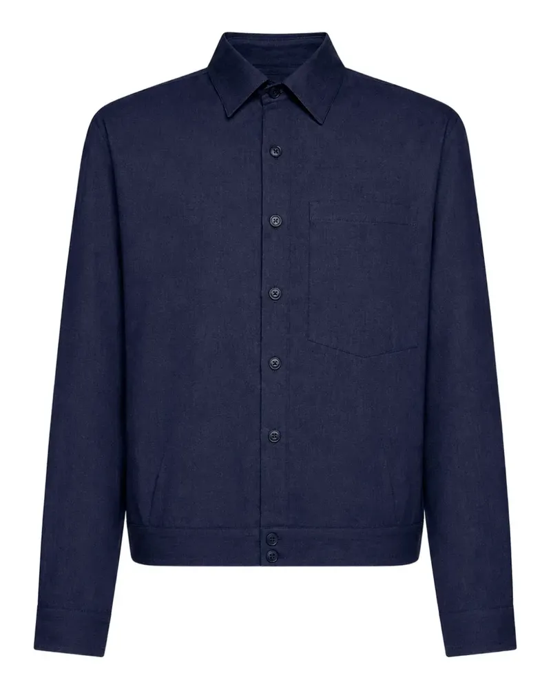 Costumein chest-pocket button-up shirt - Blau Blau