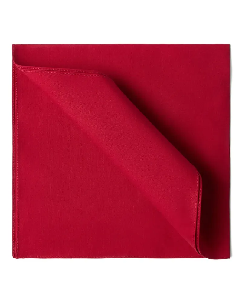 Brunello Cucinelli Einstecktuch aus Baumwolle - Rot Rot