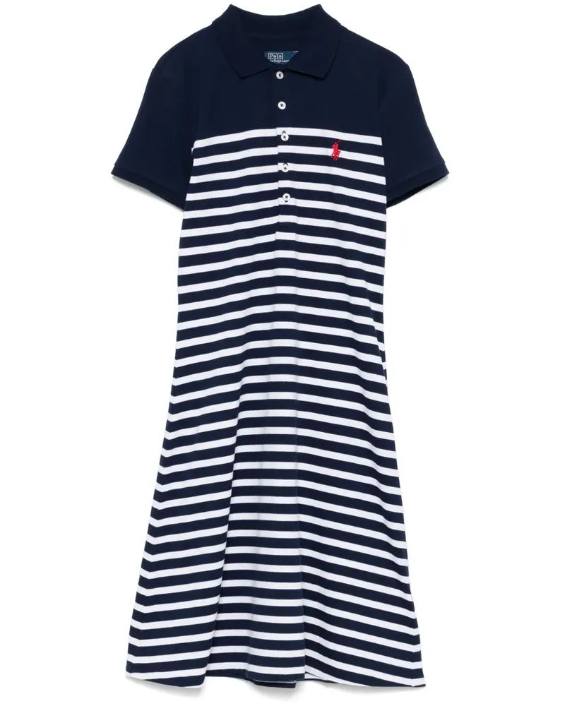 Ralph Lauren Gestreiftes Minikleid - Blau Blau