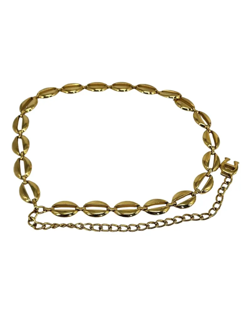 Madison 1970-1980s disc-link chain belt - Gold Gold