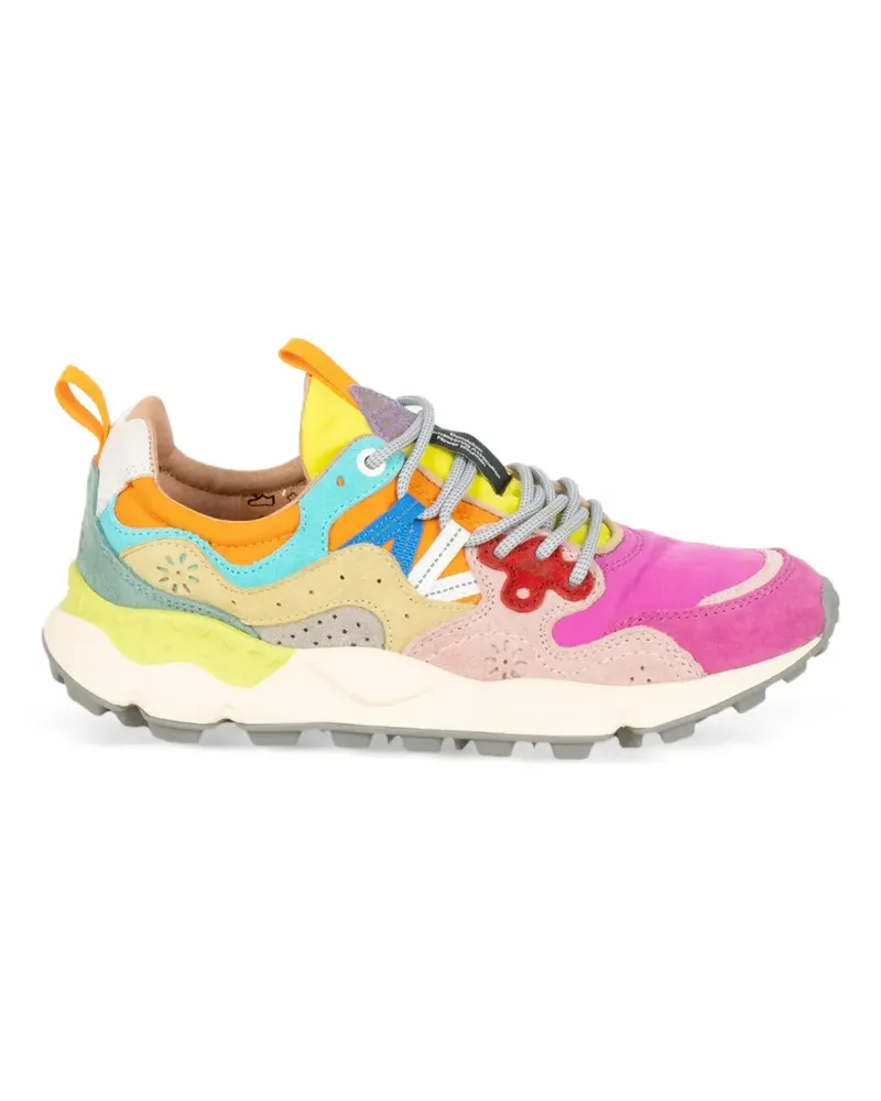 Flower MOUNTAIN Mehrfarbige Yamano 3 Sneakers - Rosa Rosa