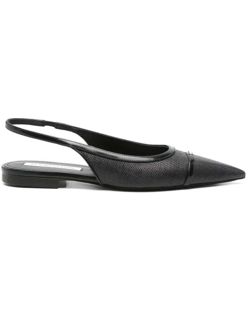 Victoria Beckham Slingback-Pumps - Schwarz Schwarz