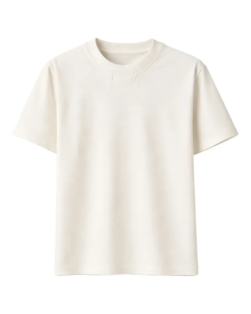 Pal Zileri geometric-detail T-shirt - Weiß Weiß
