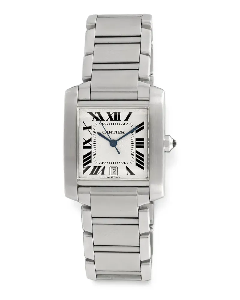 Cartier Tank Française Armbanduhr 32mm - Weiß Weiß