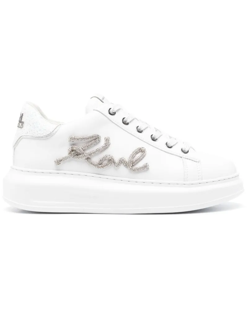 Karl Lagerfeld Kapri Sneakers - Weiß Weiß