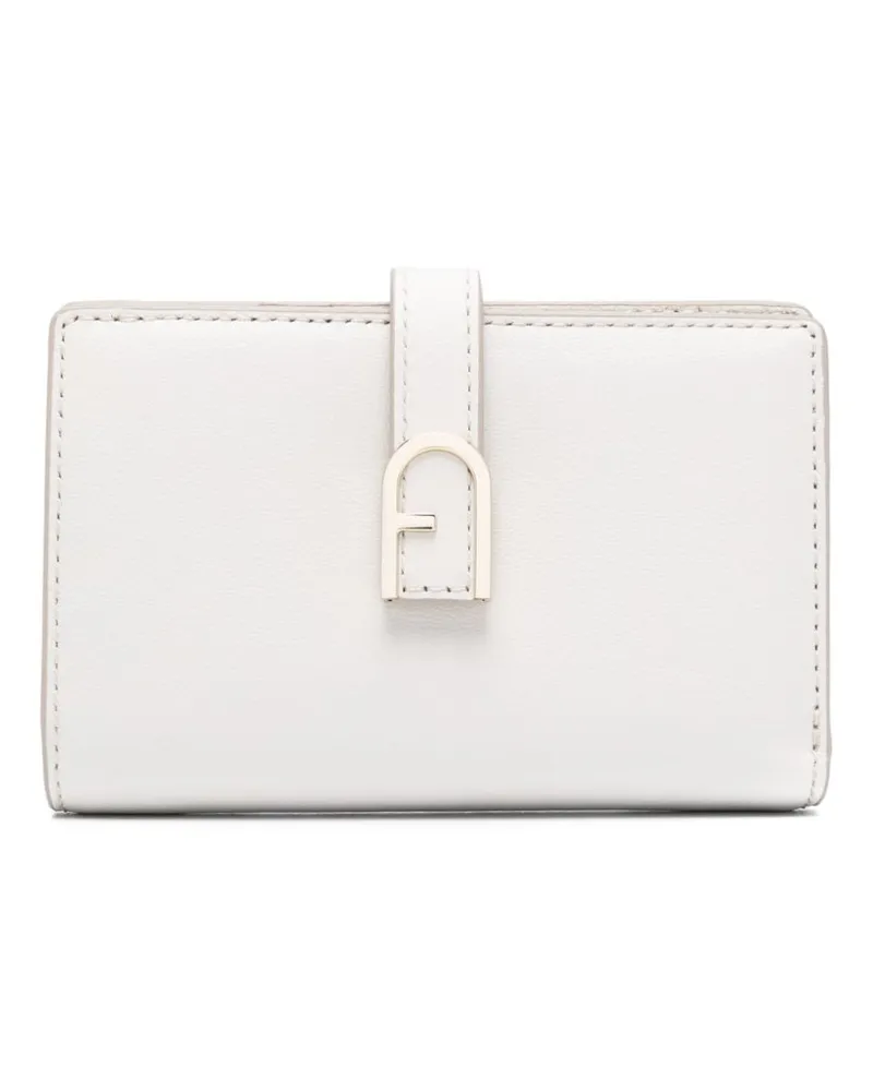 Furla Portemonnaie mit Logo-Schild - Nude Nude