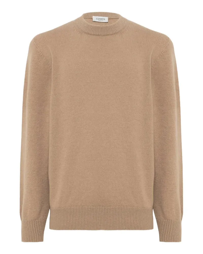 Laneus Pullover mit rundem Ausschnitt - Nude Nude