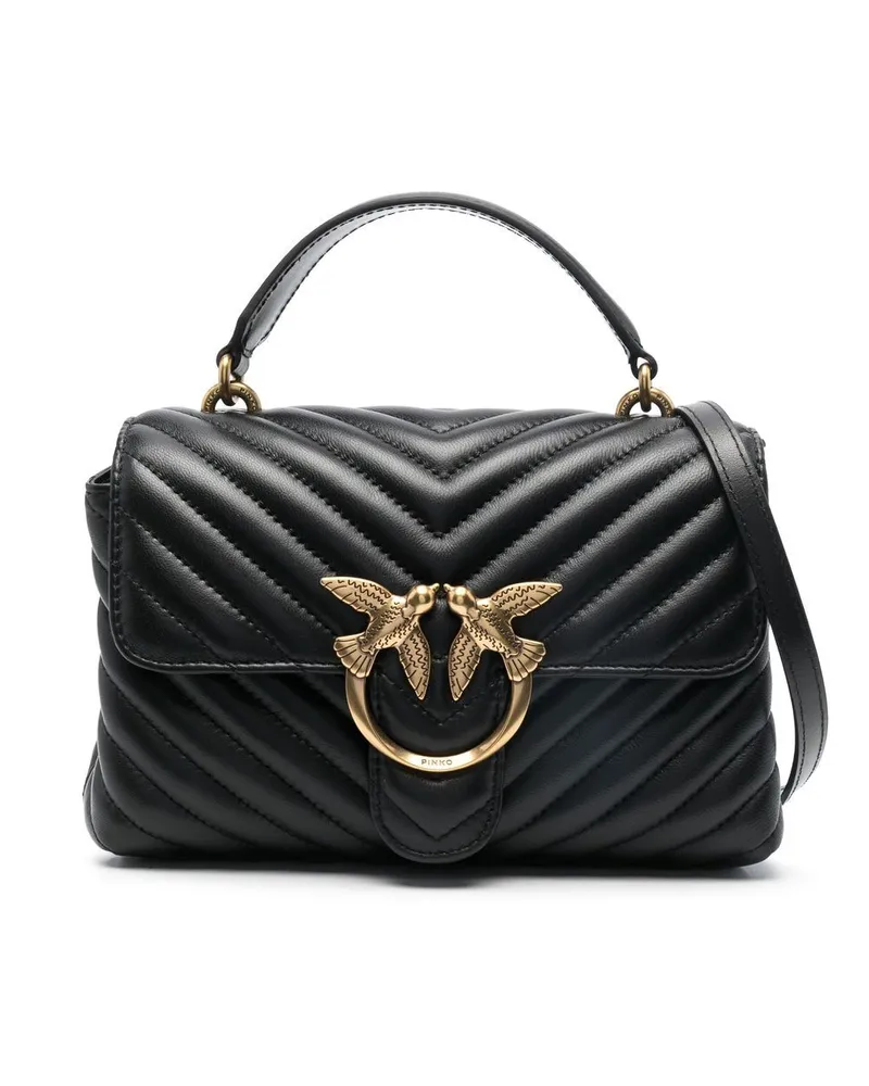 Pinko Mini Love Tasche - Schwarz Schwarz