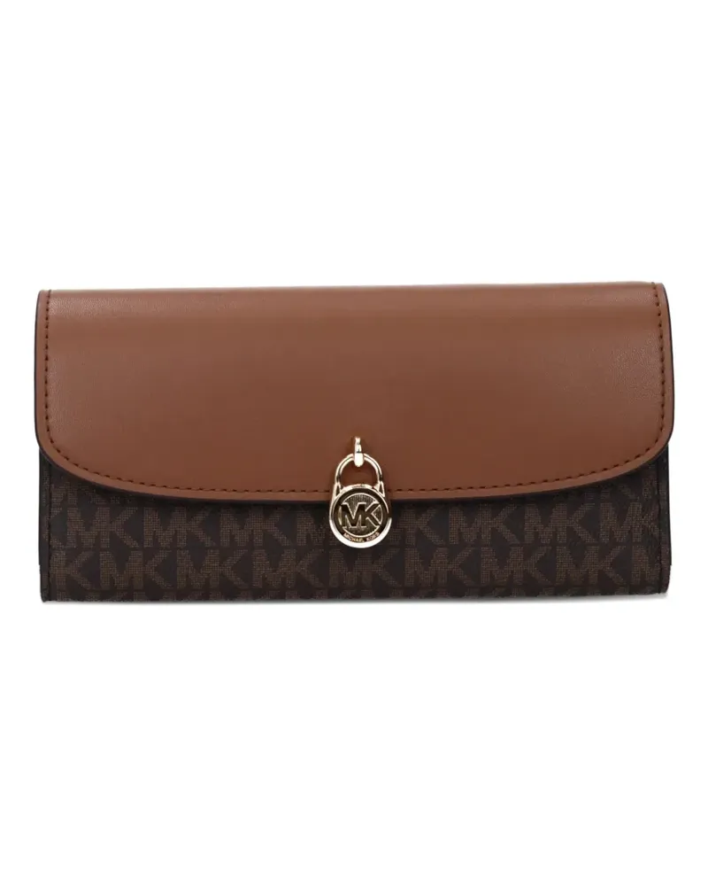 Michael Kors monogram padlock wallet - Braun Braun