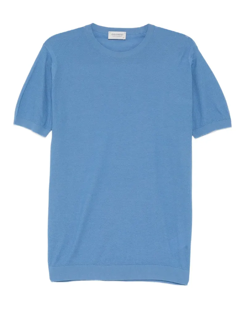John Smedley Park T-Shirt - Blau Blau