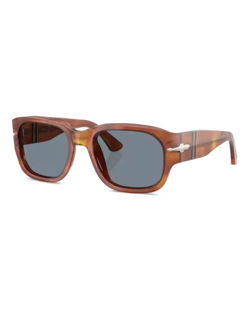 Persol Sonnenbrille mit eckigem Gestell - Braun Braun