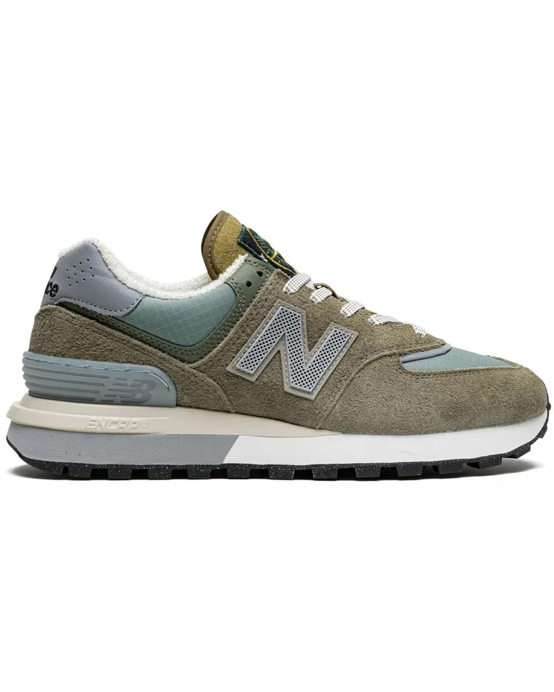 New Balance x Stone Island 574 Sneakers Grün