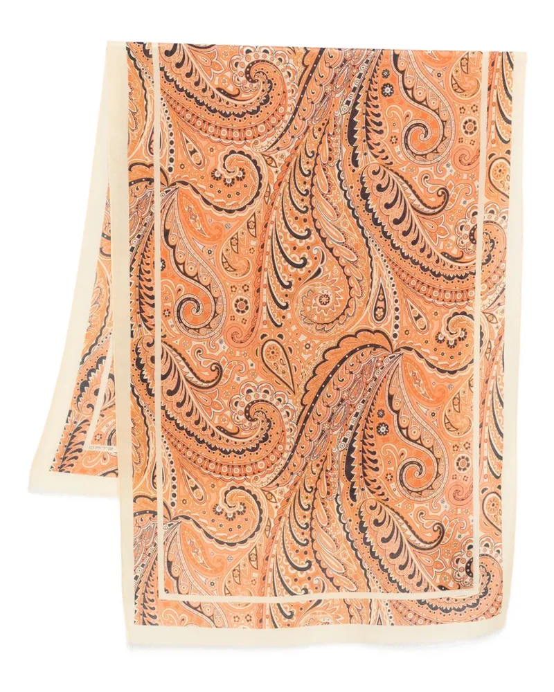 Etro Schal mit Muster - Orange Orange