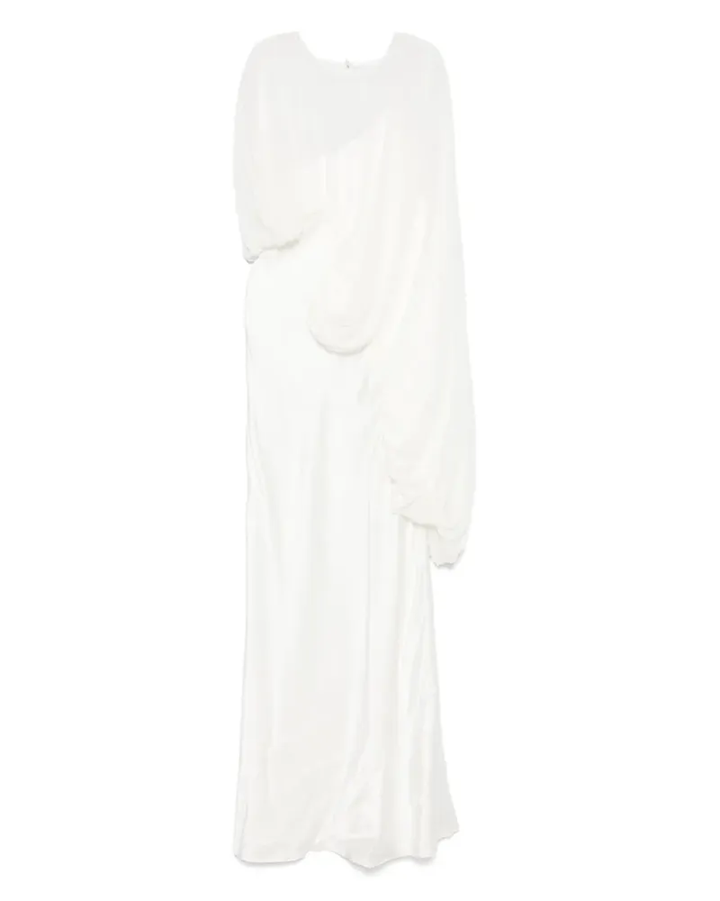 Christopher Esber Drapiertes Cumulus Abendkleid - Weiß Weiß