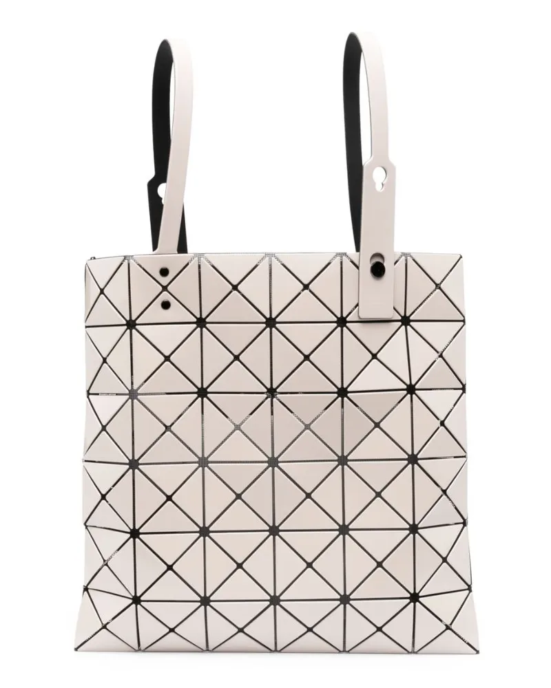 Issey Miyake Geometrischer Lucent Shopper Nude