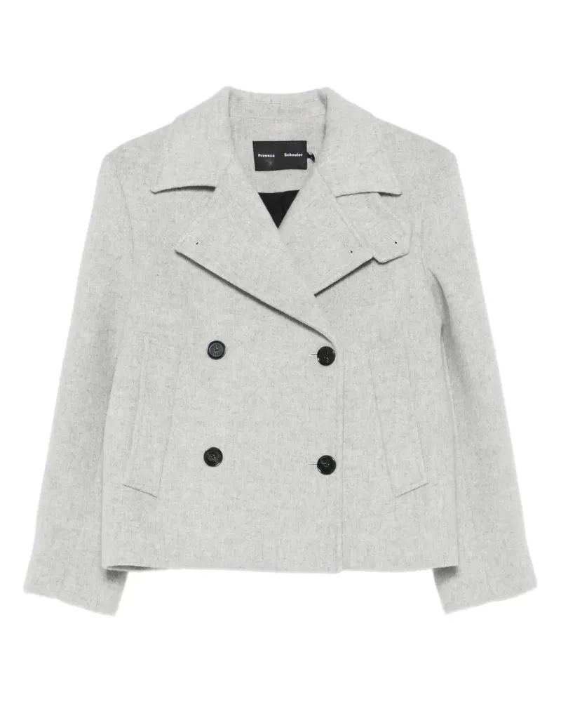 Proenza Schouler Klassische Cabanjacke - Grau Grau