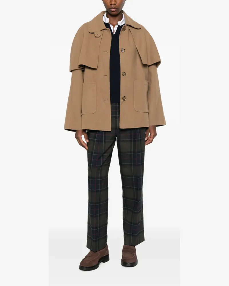 Barbour Aggy Mantel mit Knopfleiste - Braun Braun