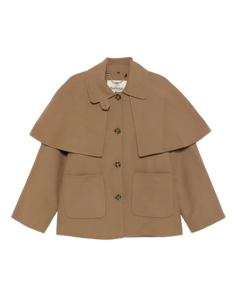 Barbour Aggy Mantel mit Knopfleiste - Braun Braun