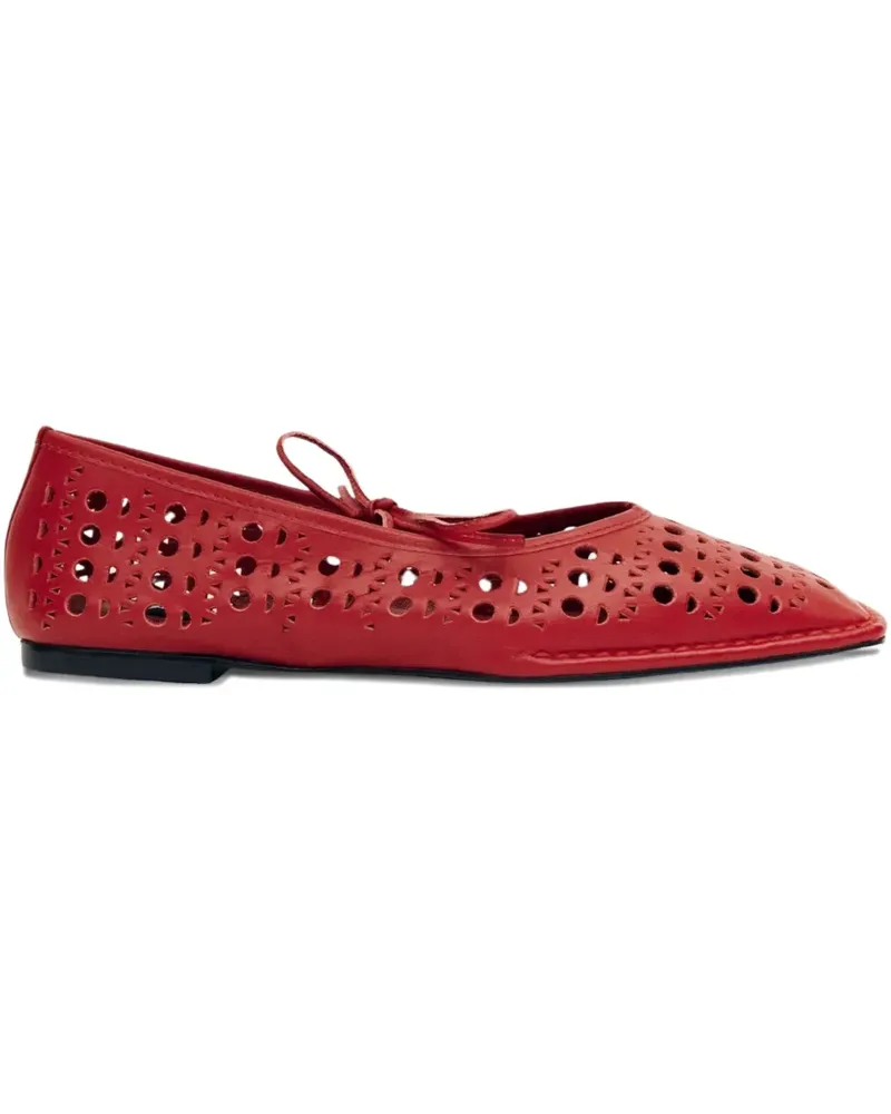 Alohas Sway Slit Ballerinas - Rot Rot
