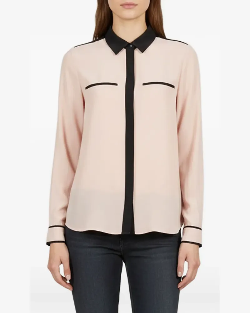 Diane von Furstenberg Hemd mit Kontrastdetails - Rosa Rosa