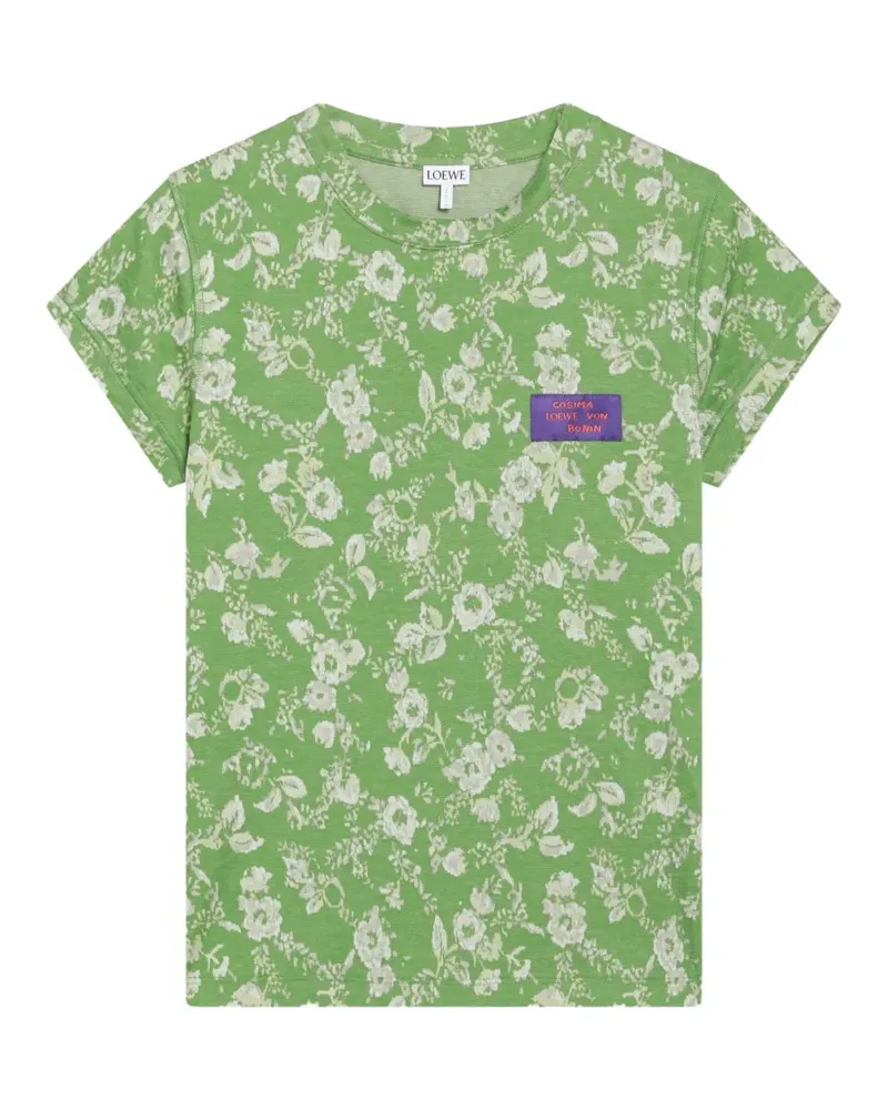 Loewe x Cosima Von Bonin T-Shirt aus Baumwolle - Grün Grün