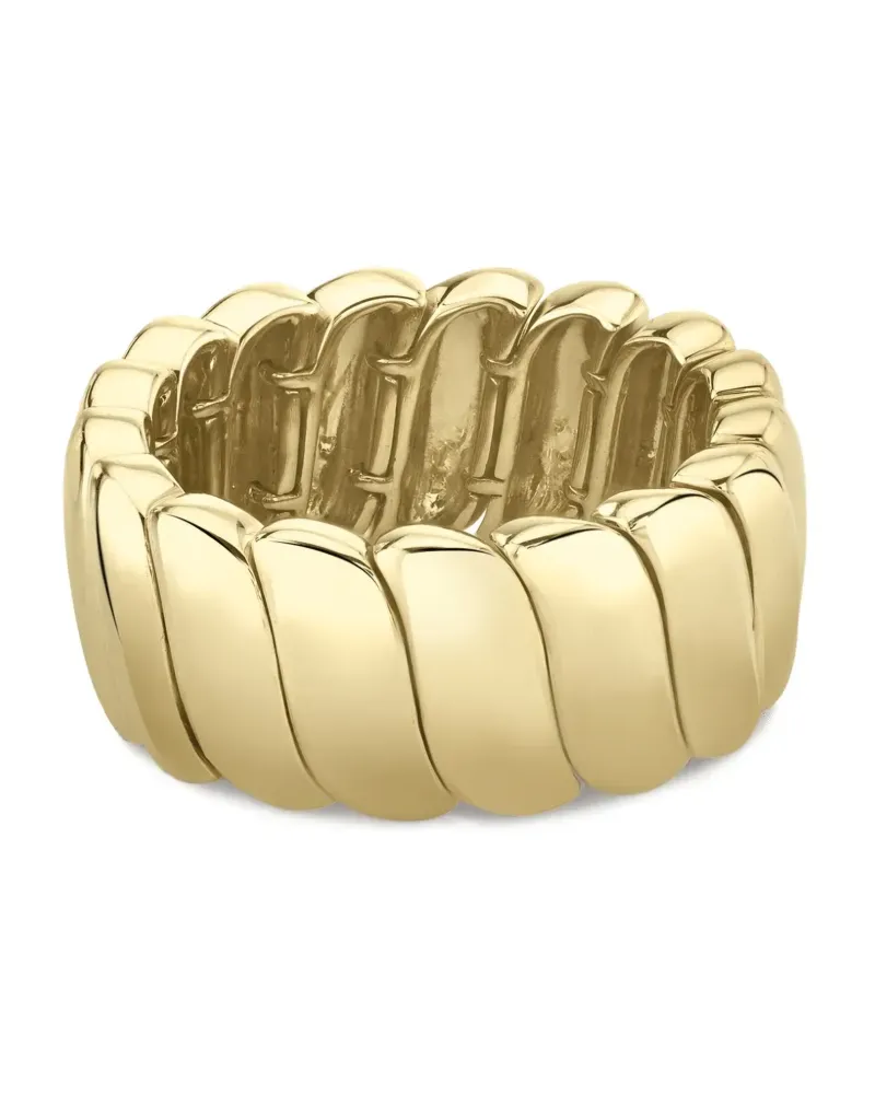 ANITA KO Großer Zoe Ring - Gold Gold