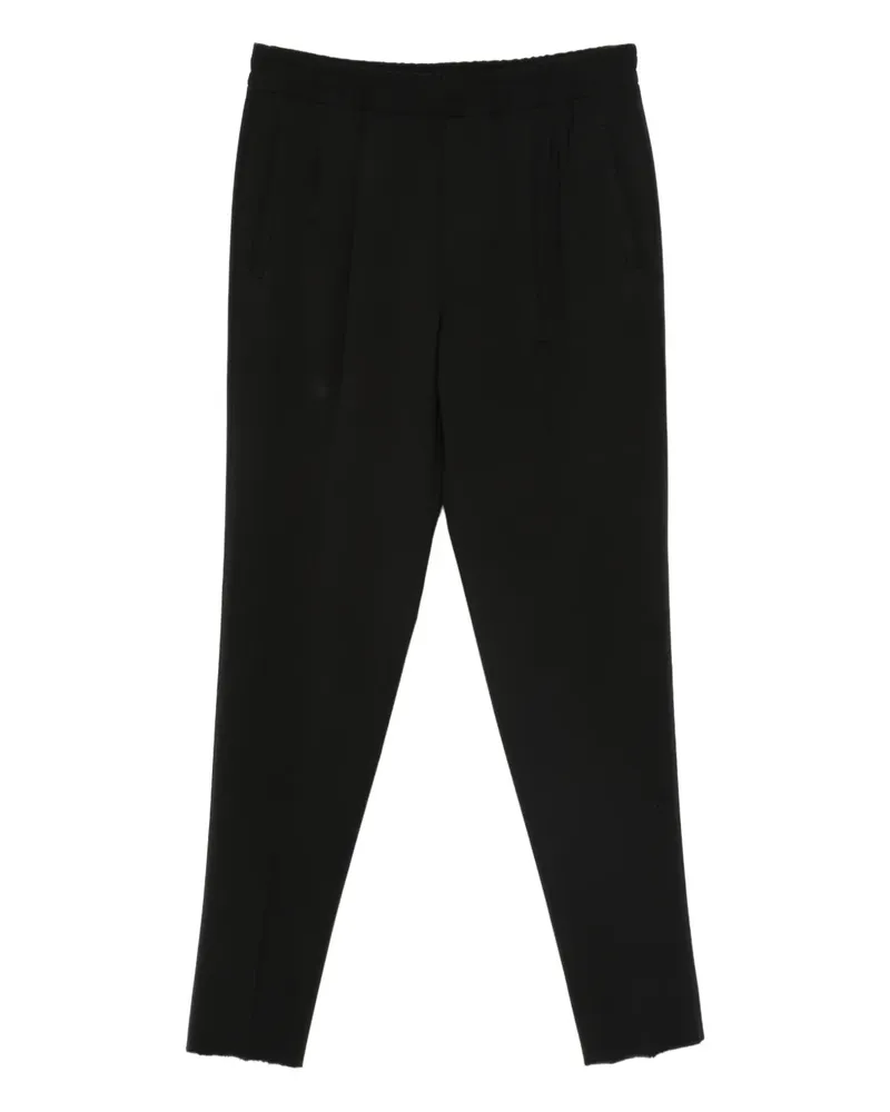 Ermenegildo Zegna Hose mit elastischem Bund - Schwarz Schwarz