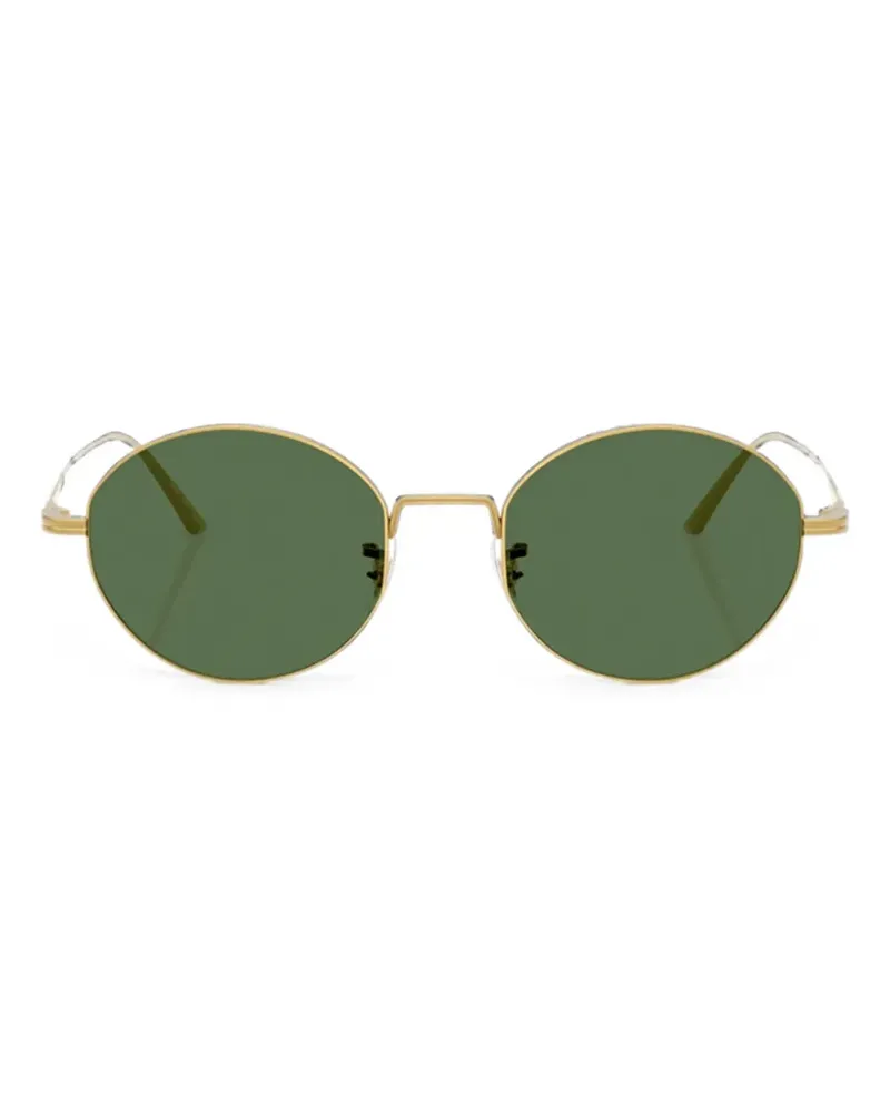 Oliver Peoples Sonnenbrille mit rundem Gestell - Gold Gold