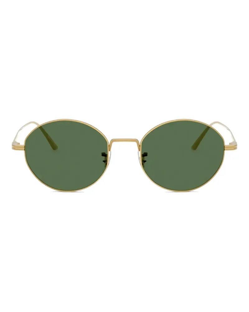 Oliver Peoples Sonnenbrille mit rundem Gestell - Gold Gold