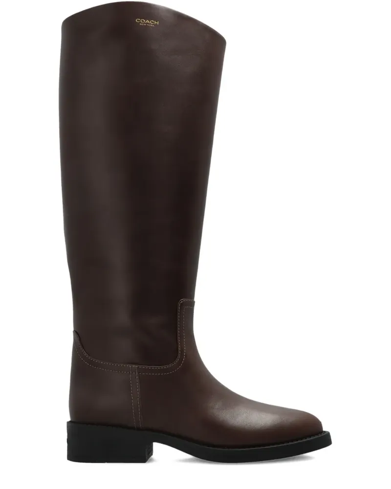 Coach Stiefel mit Reißverschluss - Braun Braun