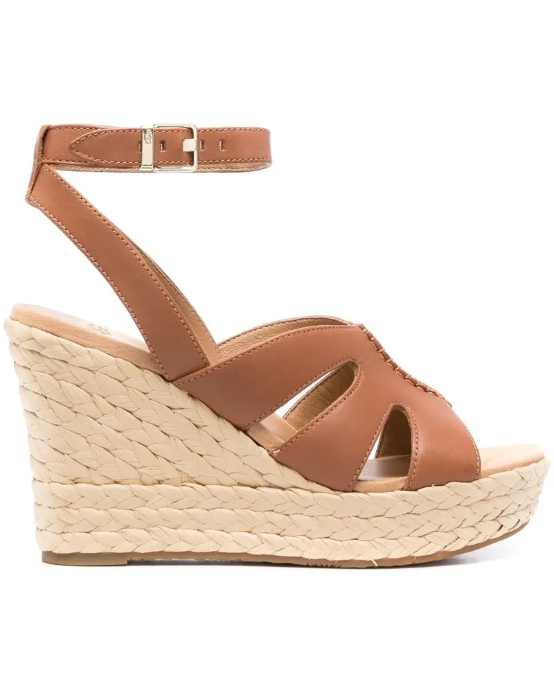 UGG Sandalen mit Flechtriemen - Braun Braun