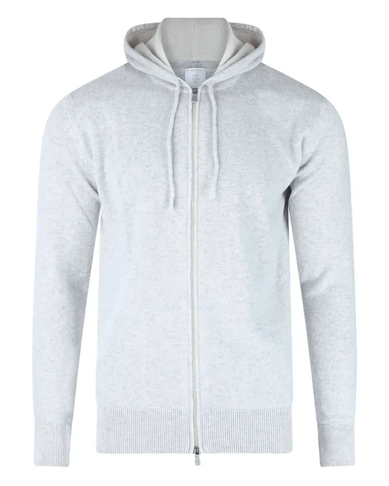 Eleventy Kapuzenjacke aus Kaschmir - Grau Grau