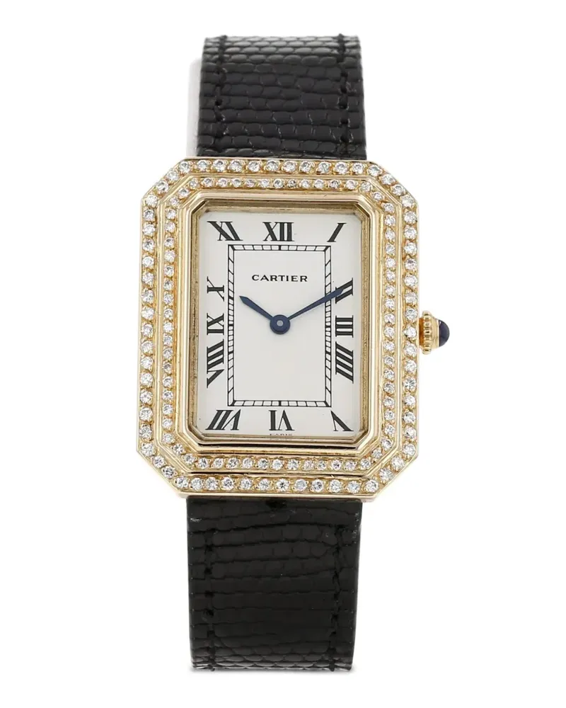 Cartier 1970s Cristallor Armbanduhr 35mm - Weiß Weiß
