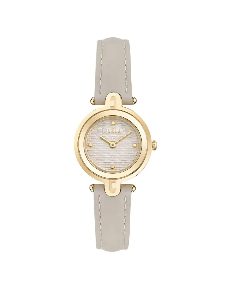 Furla Lederarmband 32mm - Grau Grau