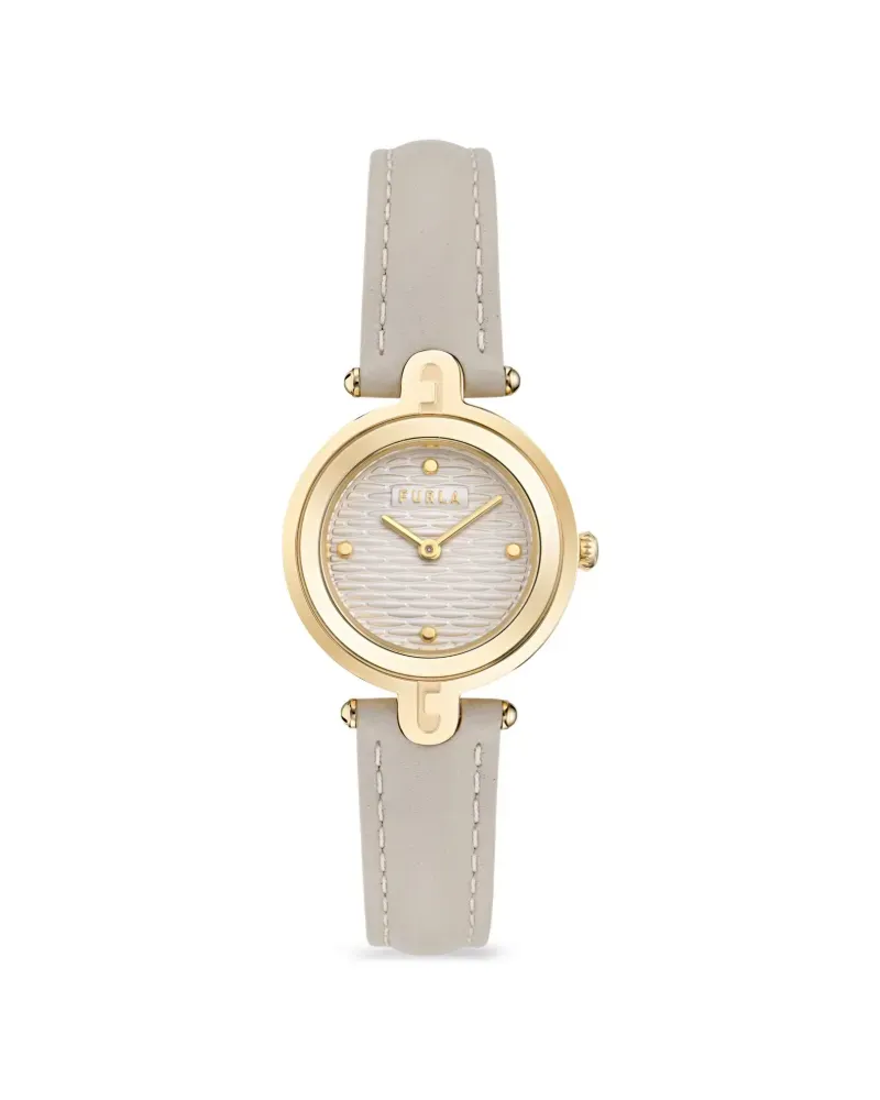 Furla Lederarmband 32mm - Grau Grau