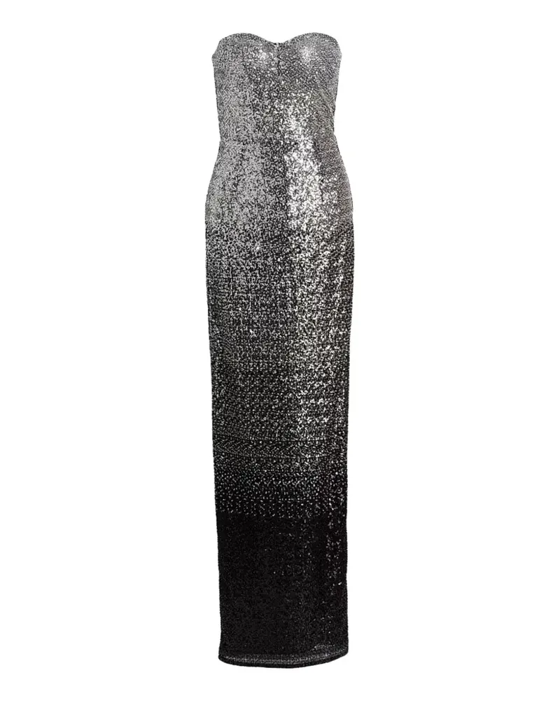 BRONX AND BANCO Dahlia strapless maxi dress - Silber Silber