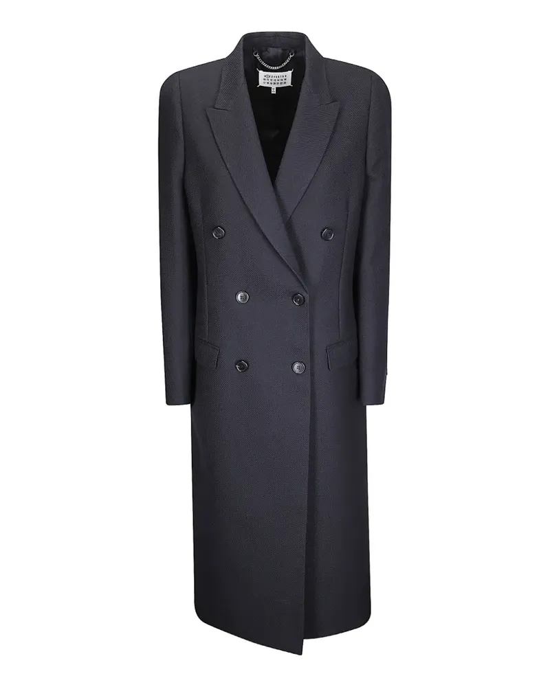 Maison Margiela double-breasted coat - Schwarz Schwarz