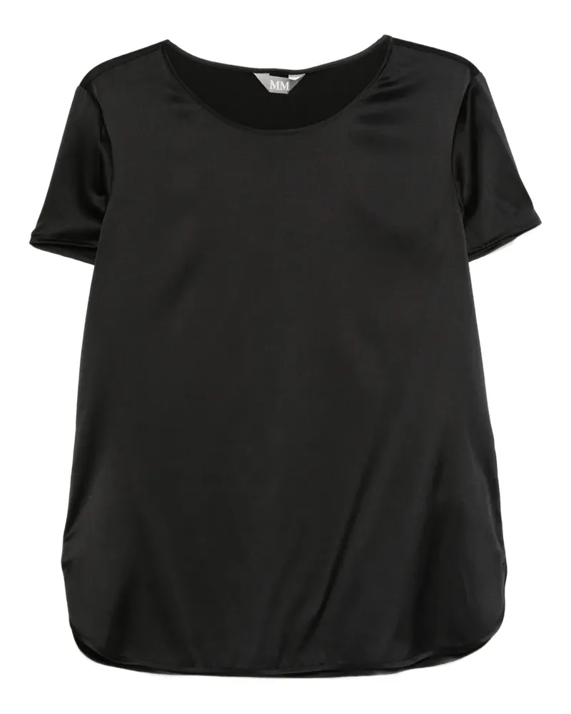Max Mara Kurzärmeliges Oberteil - Schwarz Schwarz