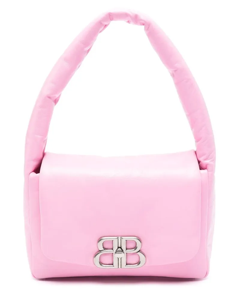 Balenciaga Kleine Monaco Schultertasche - Rosa Rosa