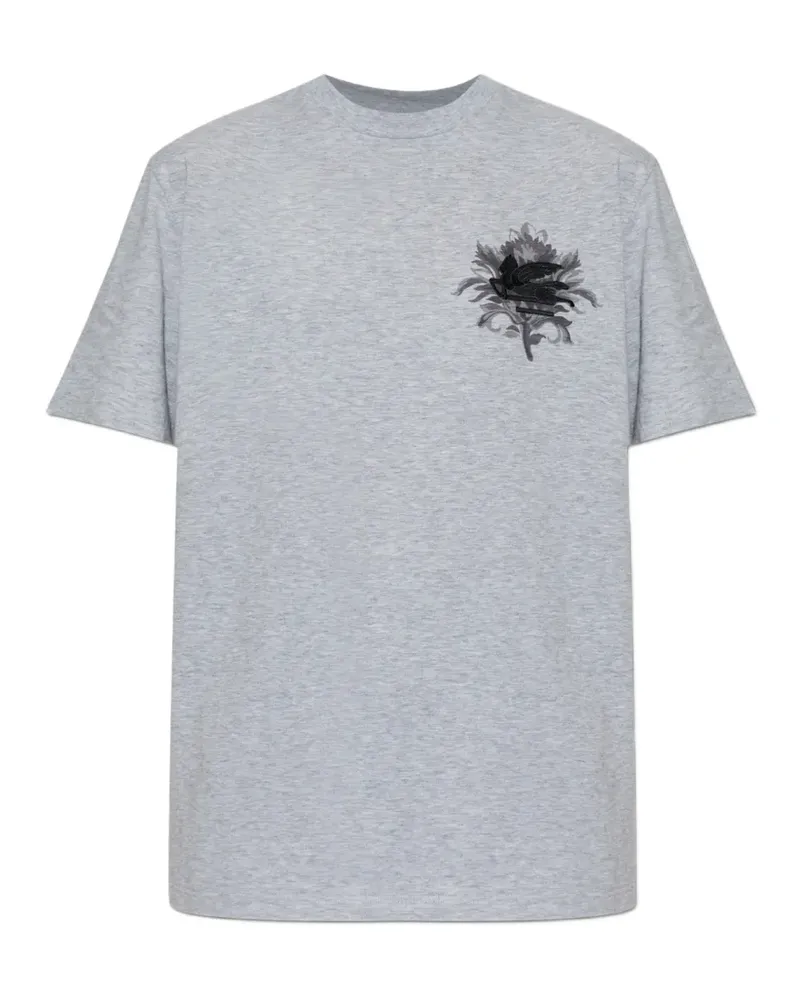 Etro Kurzärmeliges T-Shirt - Grau Grau