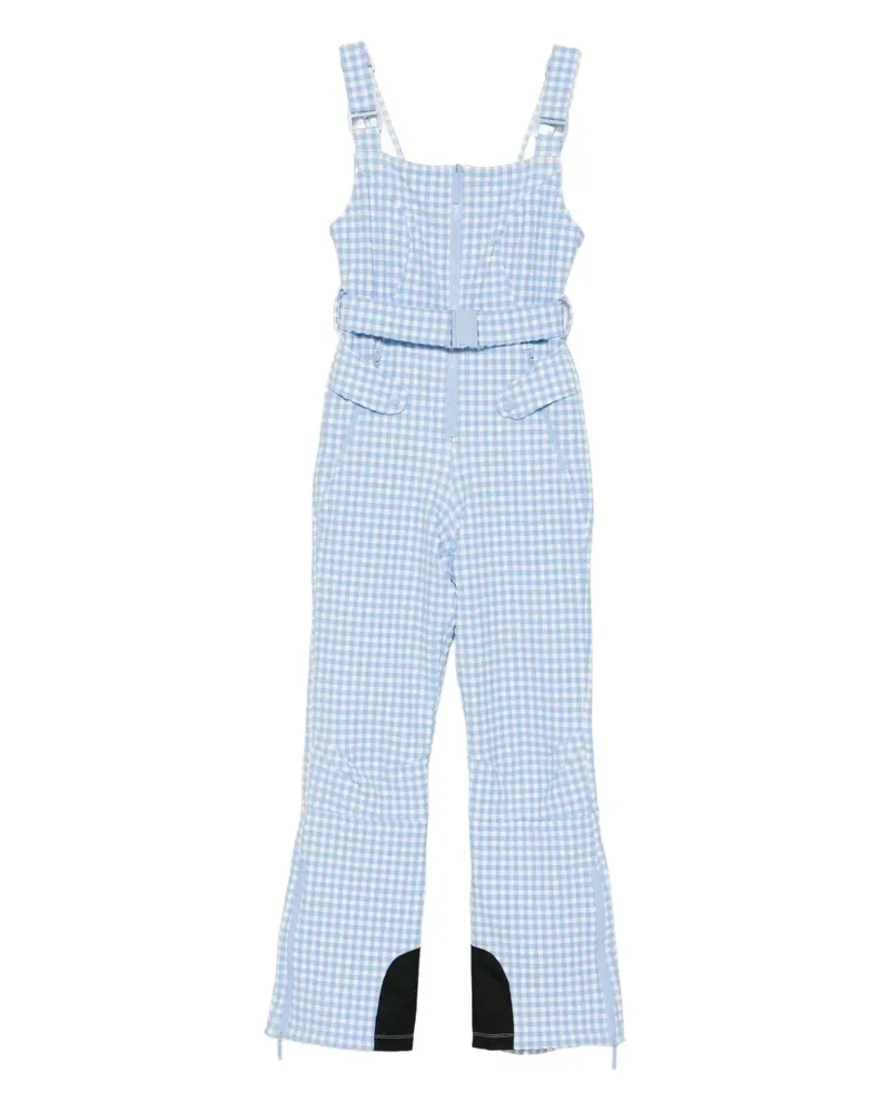 CORDOVA Karierte Fernie Skihose mit Gürtel - Blau Blau