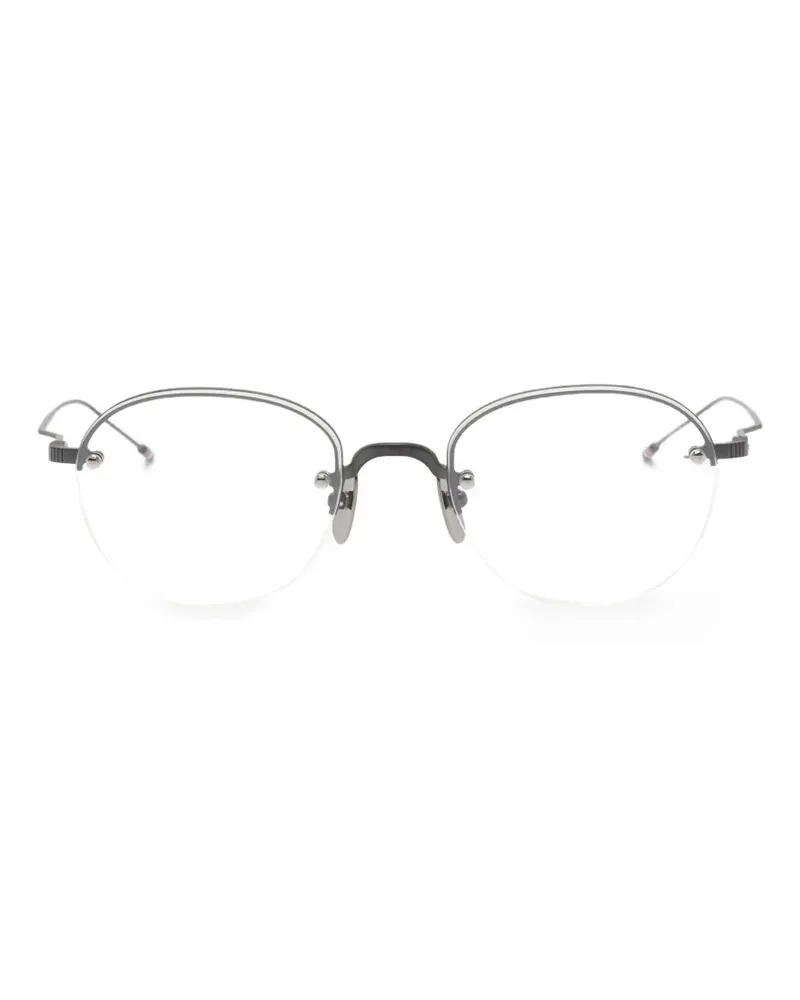 Thom Browne round glasses - Grau Grau
