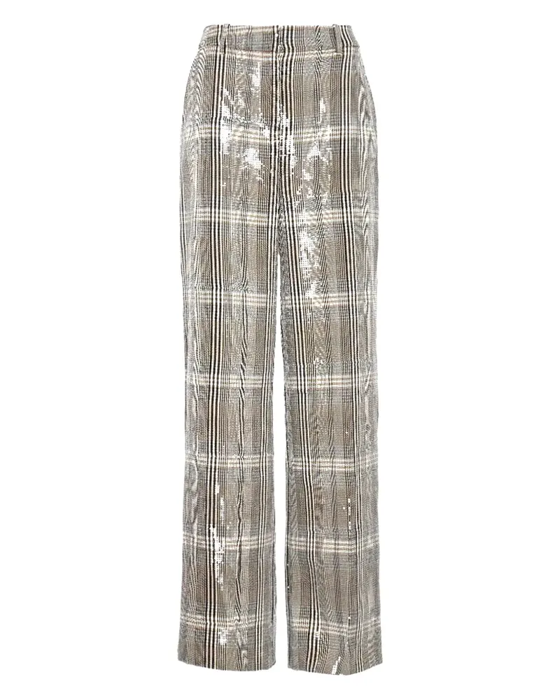 3.1 phillip lim Karierte Hose mit Pailletten - Nude Nude
