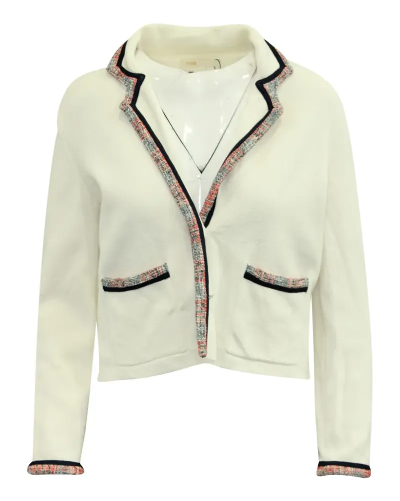 Maje Cardigan mit Borten - Nude Nude