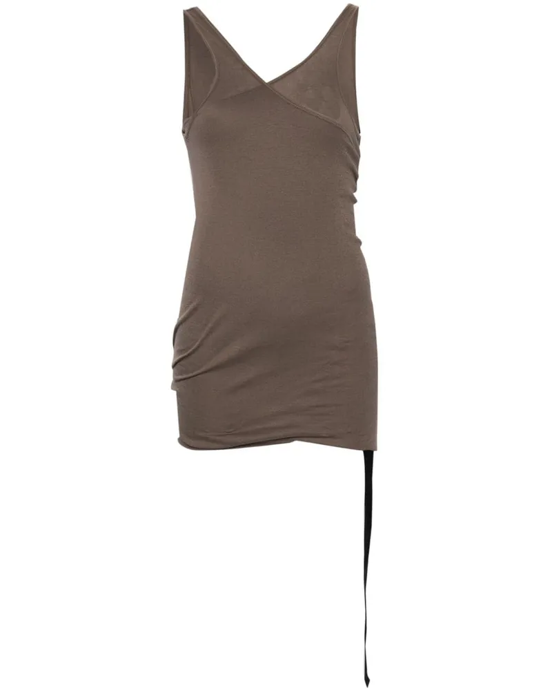 DRKSHDW by Rick Owens Double Ziggy Banana Trägershirt - Braun Braun