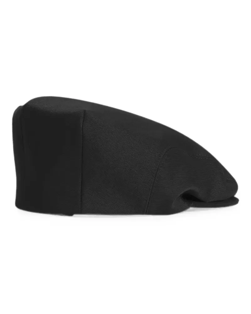 Dolce & Gabbana Flache Baseballkappe aus Twill - Schwarz Schwarz